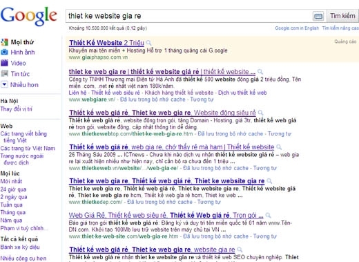 thiet ke website gia re